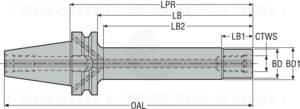 BT40ADB-M20-160-K